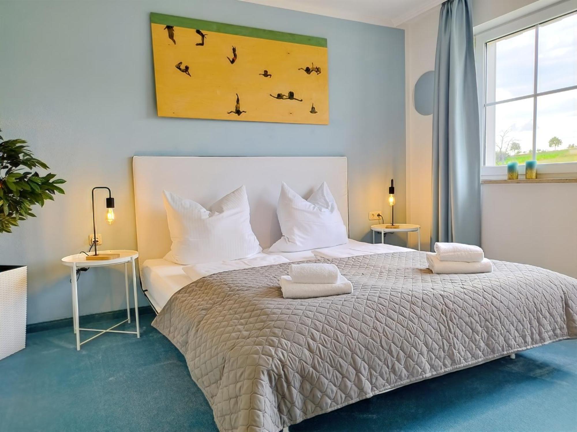 Seeblickapartment Fuer Bis Zu 12, Nuernberg & Schwabach In 30-35 Minuten Zu Erreichen, Sauna, Arbeitsplatz, Dachterrasse & Grill Spalt Buitenkant foto